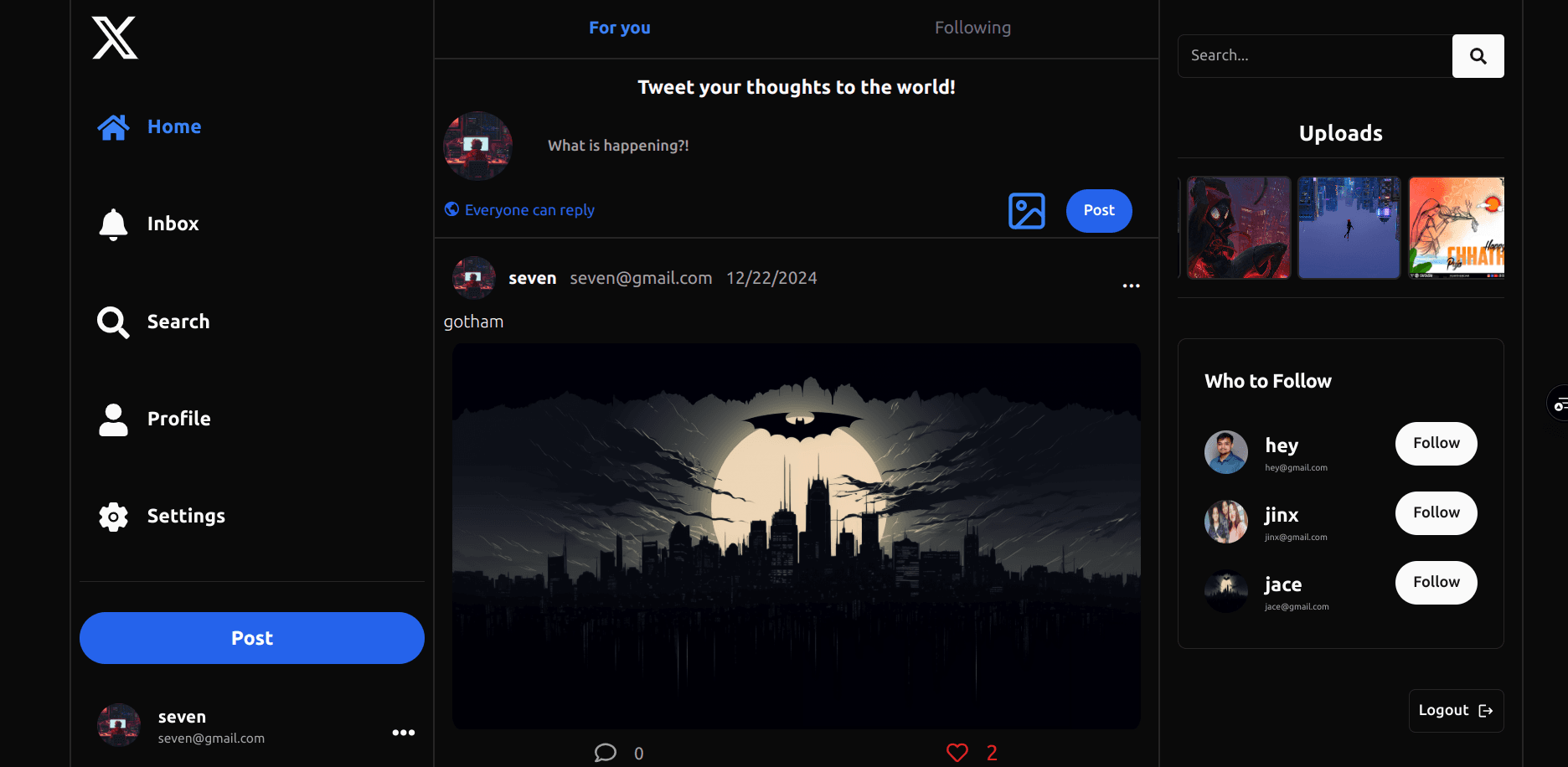 Social Media Application